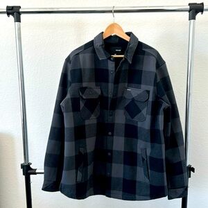 Men’s Hurley flannel button up jacket